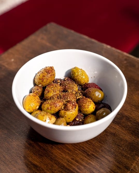 Marinated Olives.