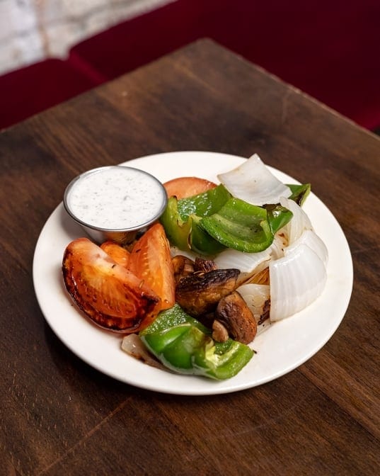 Vegetable Kebab.