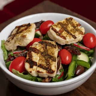 Grilled Halloumi Salad