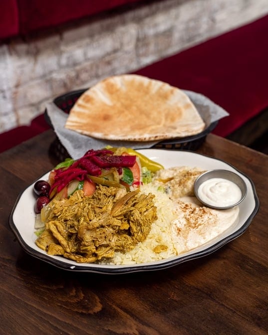 Chicken Shawarma Platter.