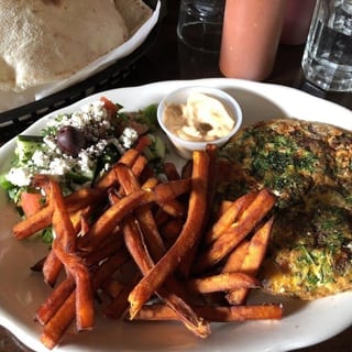 Open-Faced Mediterranean Omelet