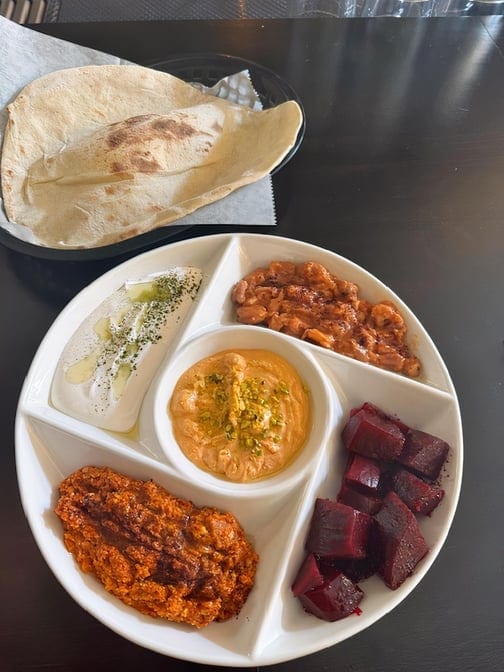 Assorted Mezze Plate.