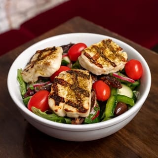 Grilled Halloumi Salad
