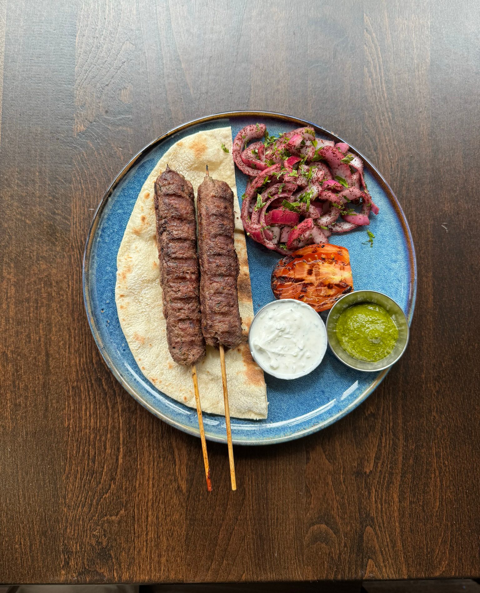 Kofta Kebab Platter.