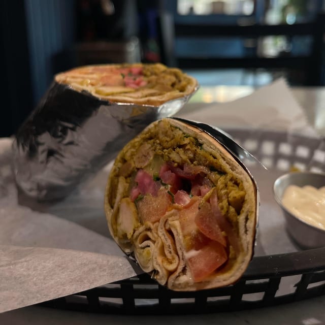 Chicken Shawarma Wrap.