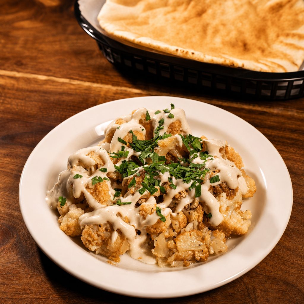 Pan-Fried Cauliflower.