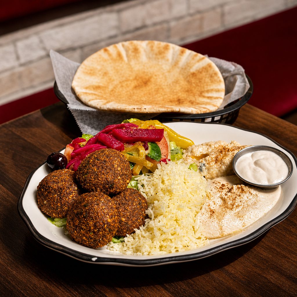 Falafel Platter.