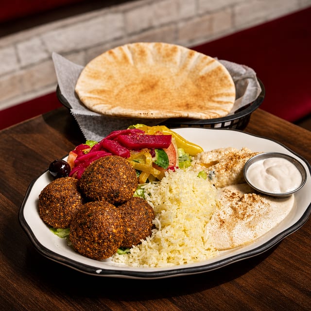 Falafel Platter.