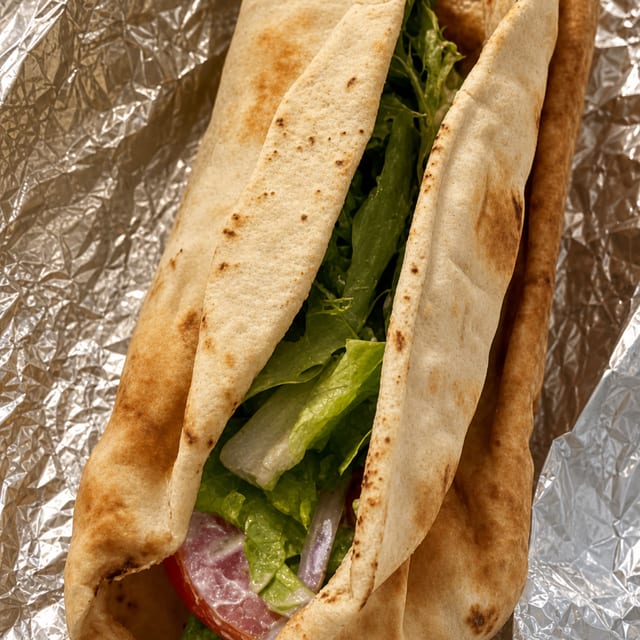 Chicken Kebab Wrap.