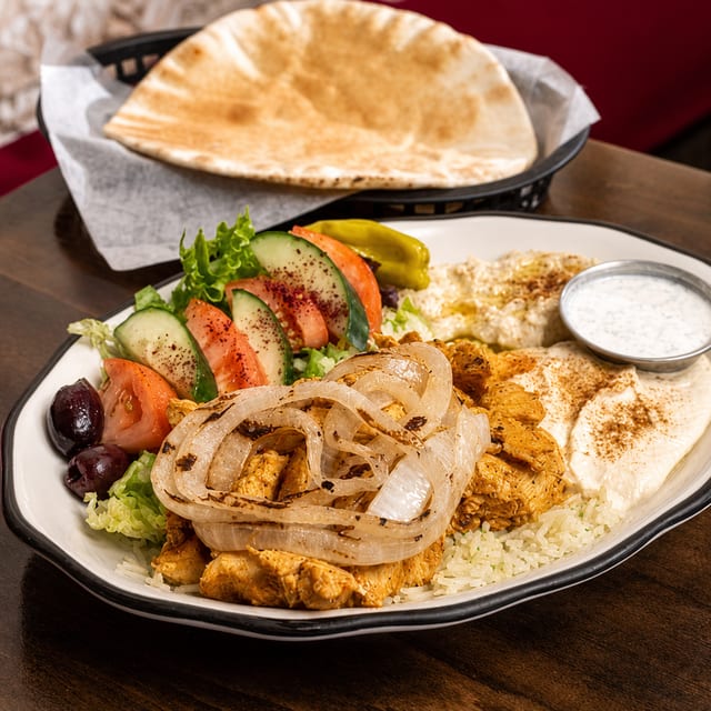 Chicken Gyro Platter.