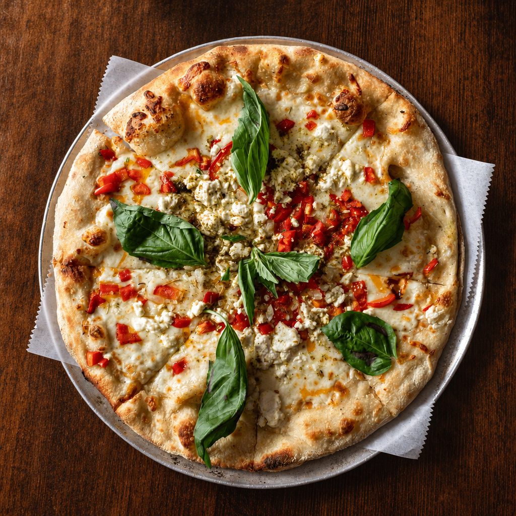 Goat Cheese Flatbread.