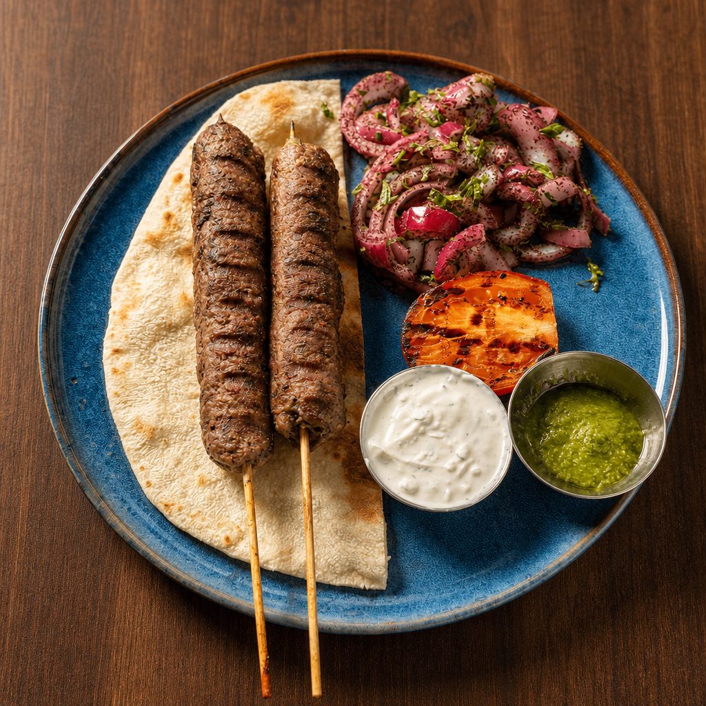 Kofta Kebab Platter.