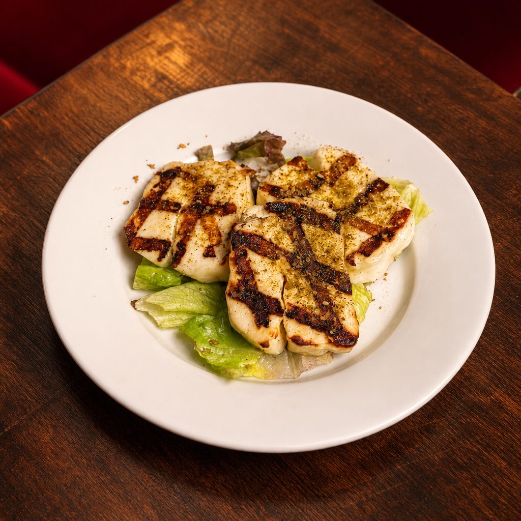 Grilled Halloumi Cheese Side.