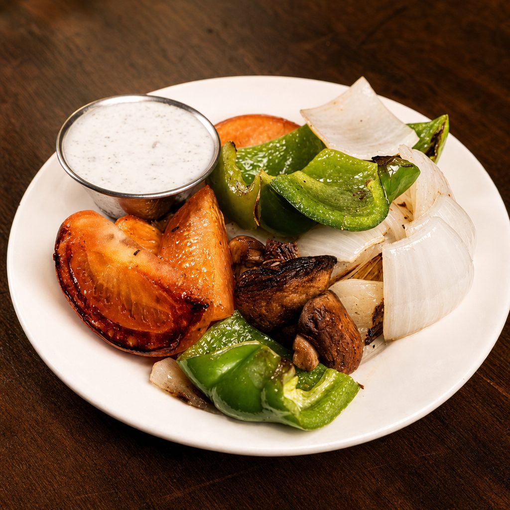 Vegetable Kebab.