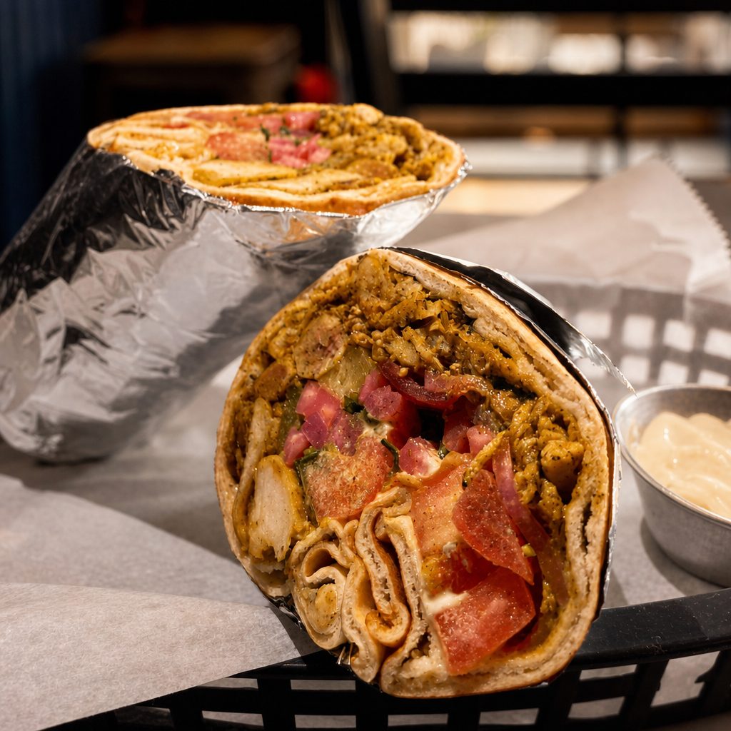 Chicken Shawarma Wrap.