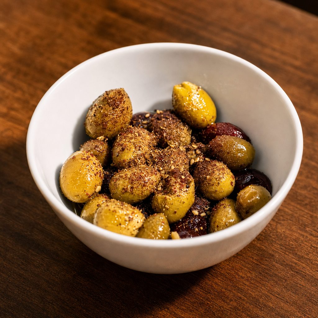 Marinated Olives.
